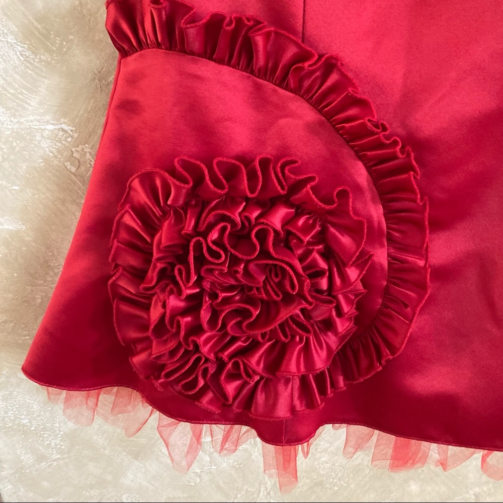 Jessica McClintock for Gunne Sax Vintage Mini Dress - Picture 2 of 6